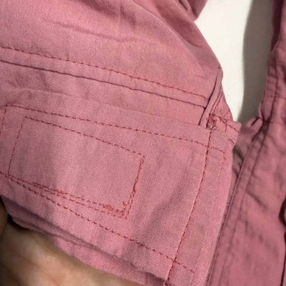 Vintage woolrich Pink Utility Parka Jacket‎ Plaid Lined Hooded Field Coat Rose